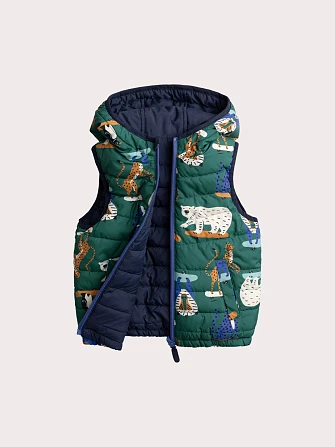 Παιδικό Αμάνικο Μπουφάν για Αγόρια Navy Arctic - 2 σε 1