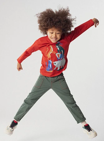 Παιδικό Παντελόνι για Αγόρια Green Stitches