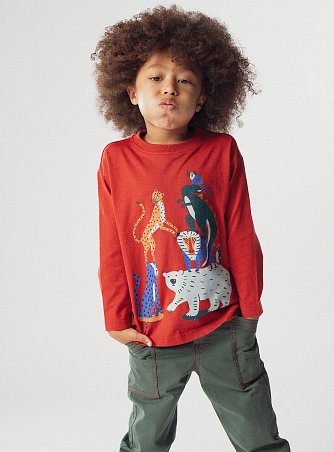 Παιδική Μακρυμάνικη Μπλούζα για Αγόρια