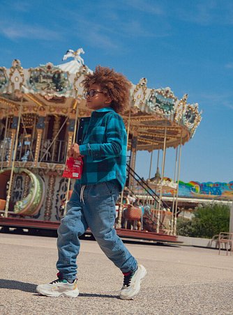 Παιδικό Πουκάμισο για Αγόρια Buffalo Blue