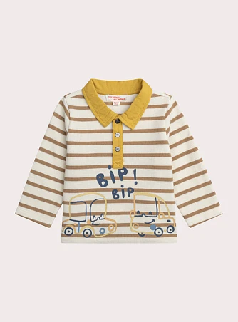 Βρεφική Μπλούζα για Αγόρια Yellow Bip