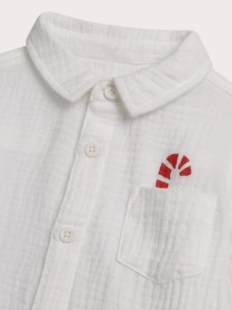 Βρεφικό Πουκάμισο για Αγόρια Candy Cane