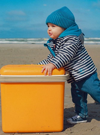 Βρεφικό Μπουφάν για Αγόρια Stripped Surprise