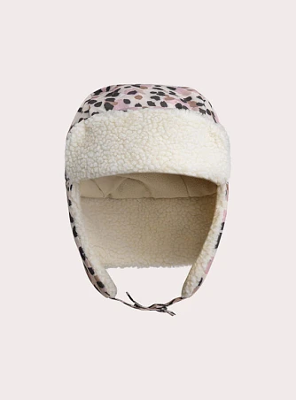 Παιδικός Σκούφος για Κορίτσια Leopard Warm