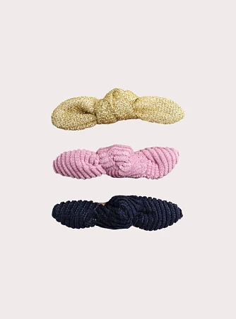 Σετ Παιδικά Κοκκαλάκια Μαλλιών για Κορίτσια Multi Bows 3 τμχ