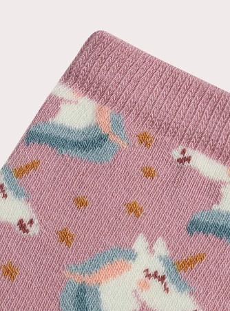 Παιδικές Κάλτσες για Κορίτσια Pink Unicorn