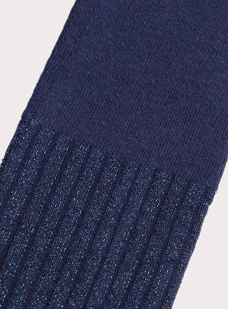 Παιδικό Καλσόν για Κορίτσια Navy Ribbed