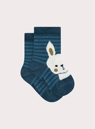 Βρεφικές Κάλτσες για Αγόρια Stripped Bunny