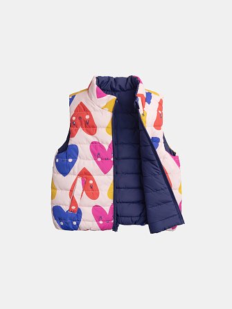 Παιδικό Αμάνικο Μπουφάν για Κορίτσια Chrome Hearts -2 σε 1