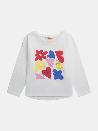 Παιδική Μπλούζα για Κορίτσια White Fun