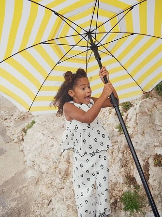Παιδικό Παντελόνι για Κορίτσια Black Flowers