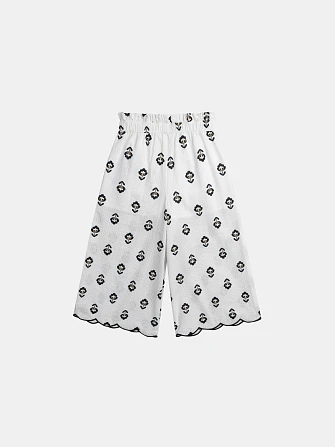 Παιδικό Παντελόνι για Κορίτσια Black Flowers