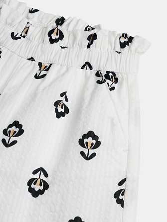 Παιδικό Παντελόνι για Κορίτσια Black Flowers