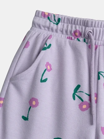 Παιδικό Παντελόνι Φόρμας για Κορίτσια Lilac Flowers