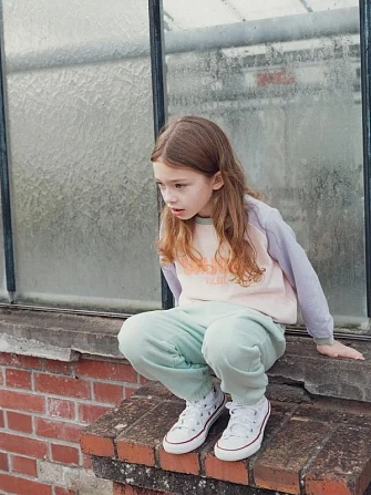 Παιδικό Παντελόνι Φόρμας για Κορίτσια Pale Mint