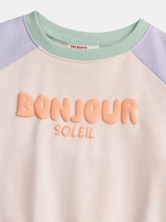 Παιδικό Φούτερ για Κορίτσια Bonjour Soleil