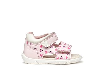 Βρεφικά Παπούτσια Geox Sandal Zapito για Κορίτσια Pink Ladybugs (Μεγέθη 20-26)
