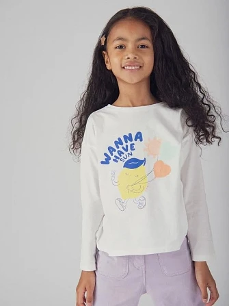 Παιδική Μπλούζα για Κορίτσια Lemon Sun