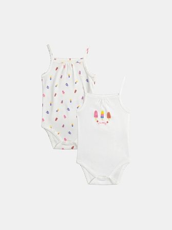 Σετ Βρεφικά Φορμάκια για Κορίτσια Sweet Ice Cream 2 τμχ