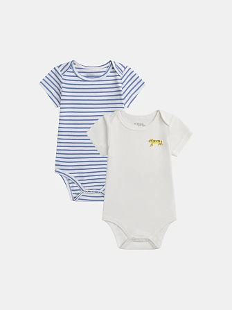 Σετ Βρεφικά Κορμάκια για Αγόρια Striped Stripes 2 τμχ