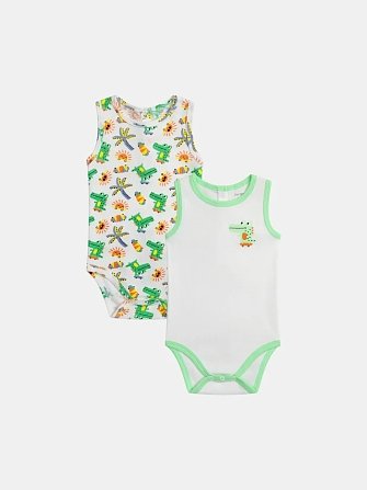 Σετ Βρεφικά Φορμάκια για Αγόρια Dino Fun 2τμχ