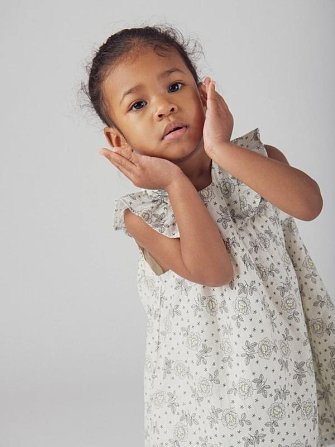 Βρεφικό Φόρεμα για Κορίτσια Black Pattern