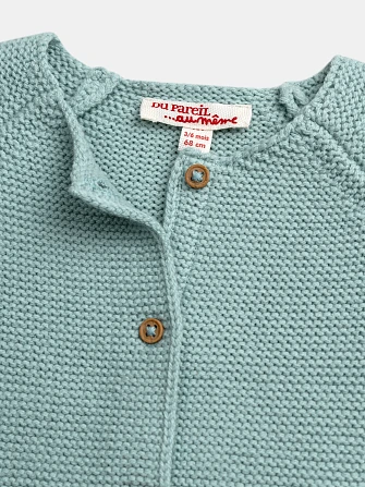 Βρεφική Ζακέτα για Κορίτσια Knit Mint