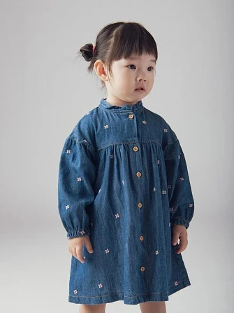 Βρεφικό Φόρεμα για Κορίτσια Denim Daisies