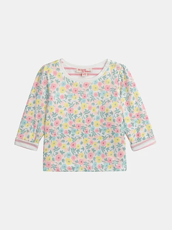 Βρεφική Μπλούζα για Κορίτσια Stripped Spring - 2 σε 1