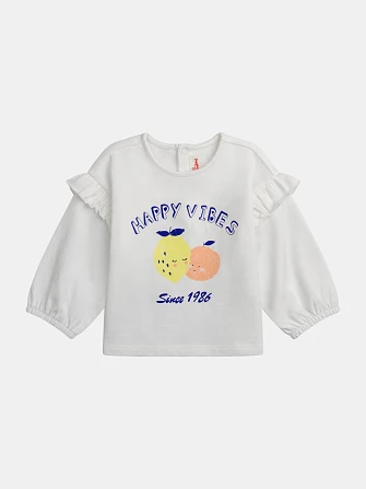 Βρεφική Μπλούζα για Κορίτσια Happy Vibes