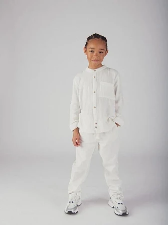 Παιδικό Πουκάμισο για Αγόρια White Breeze