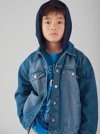 Παιδικό Μπουφάν για Αγόρια Removable Denim