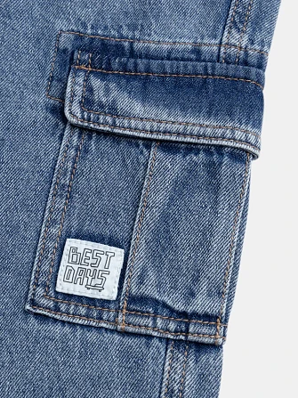 Παιδικό Παντελόνι για Αγόρια Denim Cargo