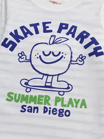 Παιδική Μπλούζα για Αγόρια Stripped Party -2 σε 1