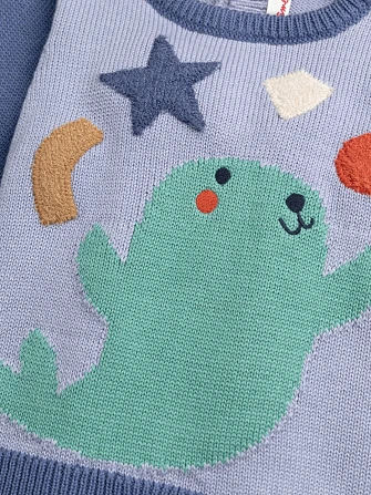 Βρεφικό Πουλόβερ για Αγόρια Playful Seal