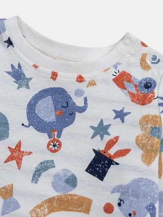 Βρεφική Μπλούζα για Αγόρια Stripped Circus - 2 σε 1