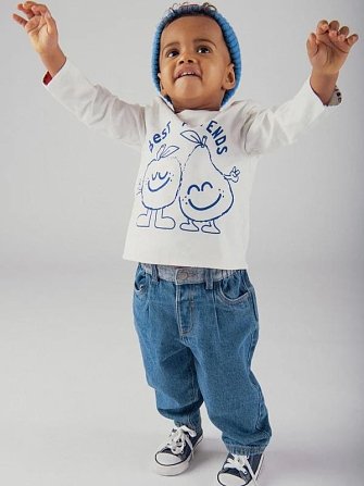 Βρεφικό Παντελόνι για Αγόρια Two-Toned Denim