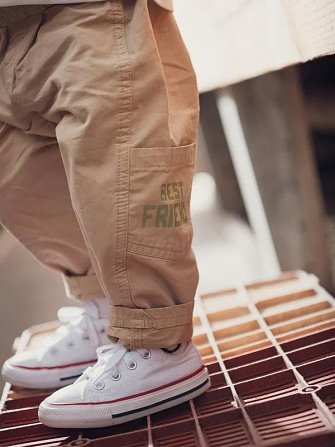 Βρεφικό Παντελόνι για Αγόρια Beige Chino