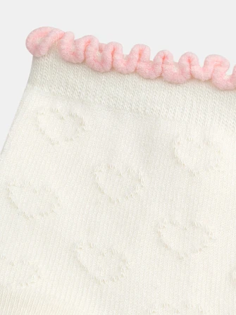 Παιδικές Κάλτσες για Κορίτσια Textured Hearts