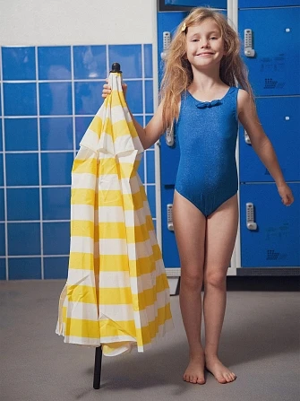 Παιδικό Ολόσωμο Μαγιό για Κορίτσια Blue Bow