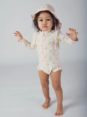 Βρεφικό Ολόσωμο Μαγιό για Κορίτσια Baby Lemons