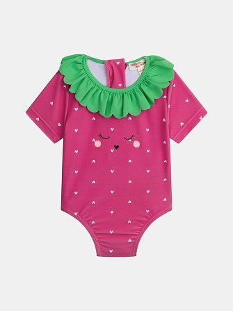 Βρεφικό Ολόσωμο Μαγιό για Κορίτσια Baby Strawberry