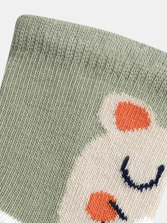 Βρεφικές Κάλτσες για Αγόρια Olive Tiger