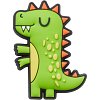Pins για Crocs JIBBITZ Green Dino