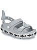 Crocs Crocband Cruiser Shark Sandal Βρεφικά Πέδιλα για Αγόρια Grey (Μεγέθη 20-28)
