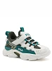 Παιδικά Παπούτσια Fila Memory Spinel 3 για Αγόρια Grey/Green (Μεγέθη 28-35)