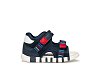 Βρεφικά Παπούτσια Geox Sandal Iupidoo για Αγόρια Navy/Red (Μεγέθη 20-26)