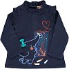 Βρεφική Μπλούζα για Κορίτσια Navy Elephant