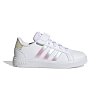 Παιδικά Παπούτσια Adidas Grand Court για Κορίτσια White/Iris (Μεγέθη 28-36)