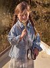 Παιδικό Μπουφάν για Κορίτσια Denim Blossoms
